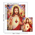 Peinture diamant Jésus Sacré-Cœur 30 à 70 cm – 4