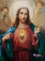 Peinture diamant Jésus Vierge 20 à 70 cm – Couleur C2091-10