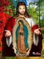 Peinture diamant Jésus Vierge 20 à 70 cm – Couleur C2091-11