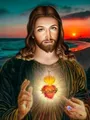 Peinture diamant Jésus Vierge 20 à 70 cm – Couleur C2091-2