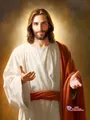 Peinture diamant Jésus Vierge 20 à 70 cm – Couleur C2091-6