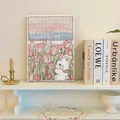 Peinture diamant lapin dessin animé 20 à 40 cm carré ou rond – 2