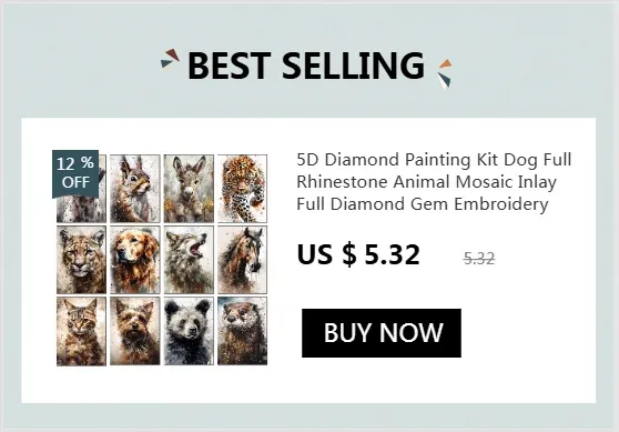 Peinture diamant lapin dessin animé 20 à 40 cm carré ou rond