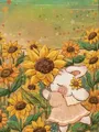 Peinture diamant lapin dessin animé 20 à 40 cm carré ou rond – Couleur RT0115