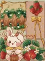 Peinture diamant lapin dessin animé 20 à 40 cm carré ou rond – Couleur RT0119