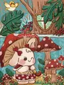 Peinture diamant lapin dessin animé 20 à 40 cm carré ou rond – Couleur RT0122