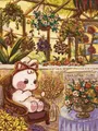 Peinture diamant lapin dessin animé 20 à 40 cm carré ou rond – Couleur RT0126