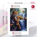 Peinture diamant léopard 20 à 70 cm carré ou rond – 2