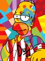 Peinture diamant Les Simpsons 20 à 70 cm – Couleur BLANC (01)