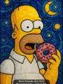 Peinture diamant Les Simpsons 20 à 70 cm – Couleur vert (07)