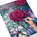 Peinture diamant lilas lotus rose 20 à 60 cm – 2
