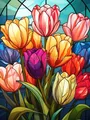 Peinture diamant lilas lotus rose 20 à 60 cm – Couleur 2123