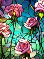 Peinture diamant lilas lotus rose 20 à 60 cm – Couleur 2124