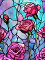 Peinture diamant lilas lotus rose 20 à 60 cm – Couleur 2127