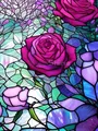 Peinture diamant lilas lotus rose 20 à 60 cm – Couleur 2130
