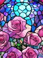Peinture diamant lilas lotus rose 20 à 60 cm – Couleur 2131