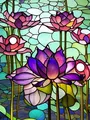 Peinture diamant lilas lotus rose 20 à 60 cm – Couleur 2132