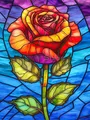 Peinture diamant lilas lotus rose 20 à 60 cm – Couleur 2135