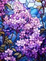 Peinture diamant lilas lotus rose 20 à 60 cm – Couleur 2138