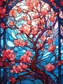 Peinture diamant lilas lotus rose 20 à 60 cm – Couleur 2139