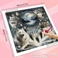 Peinture diamant loup 20 à 50 cm – 2