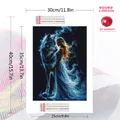 Peinture diamant loup 20 à 70 cm – 2
