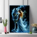 Peinture diamant loup 20 à 70 cm – 3