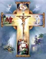Peinture diamant Madone Jésus 30 à 70 cm – Couleur LJW57-06