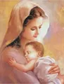 Peinture diamant Madone Jésus 30 à 70 cm – Couleur LJW57-08