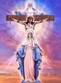 Peinture diamant Madone Jésus 30 à 70 cm – Couleur LJW57-15
