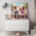Peinture diamant marguerite 20x20 à 50x50 cm – 3