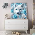 Peinture diamant marguerite fleur 20 à 50 cm – 3