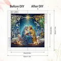 Peinture diamant Marie Jésus 30 cm – 2
