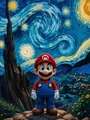 Peinture diamant Mario Bros 20 à 70 cm ronde ou carrée – Couleur A14