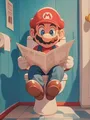 Peinture diamant Mario Bros 20 à 70 cm ronde ou carrée – Couleur A19