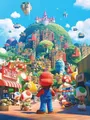 Peinture diamant Mario Bros 20 à 70 cm ronde ou carrée – Couleur A20