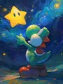 Peinture diamant Mario Bros 20 à 70 cm ronde ou carrée – Couleur BLANC (A1)