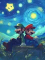 Peinture diamant Mario Bros 20 à 70 cm ronde ou carrée – Couleur Bourgogne (A4)
