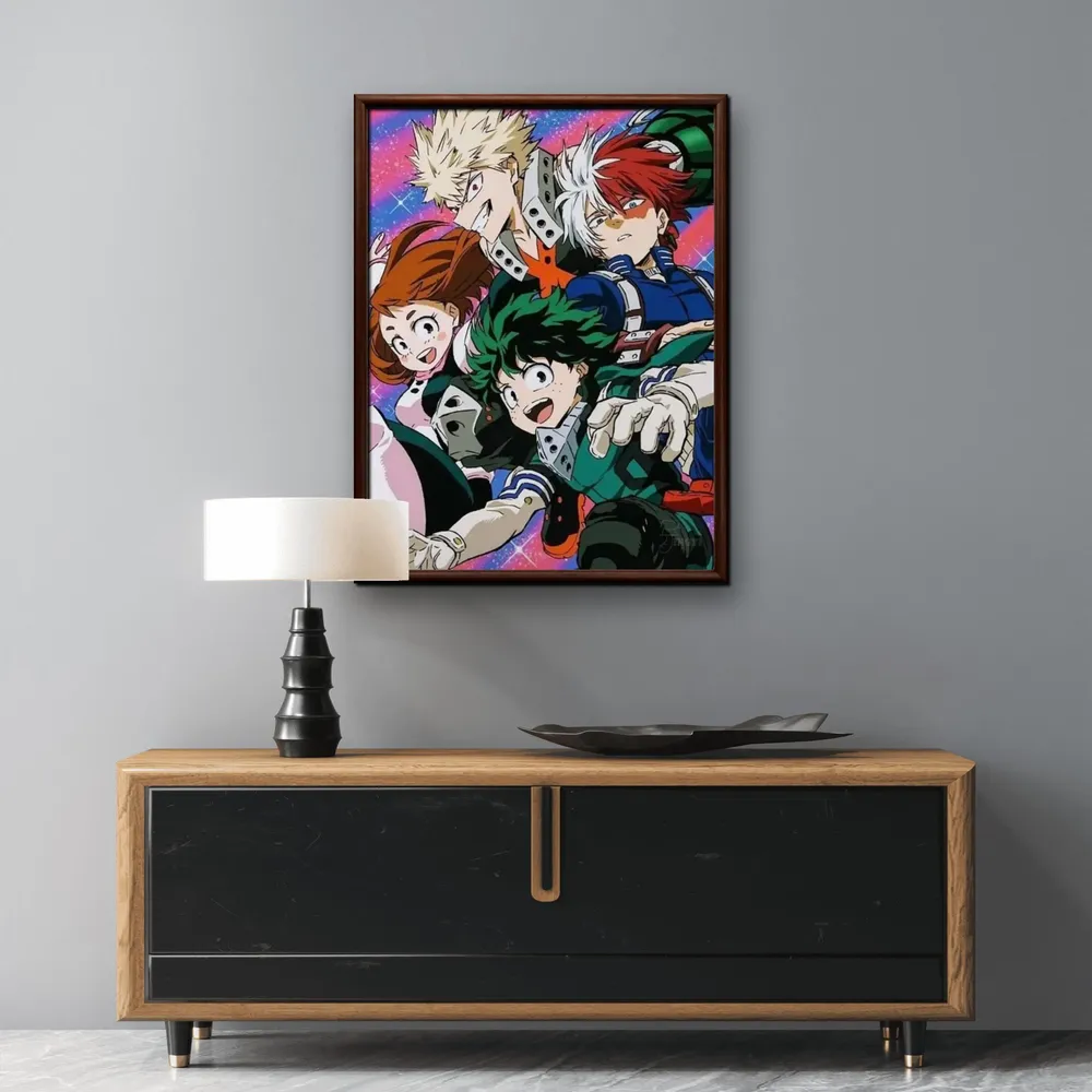 Peinture diamant My Hero Academia 30x20 à 70x50 cm