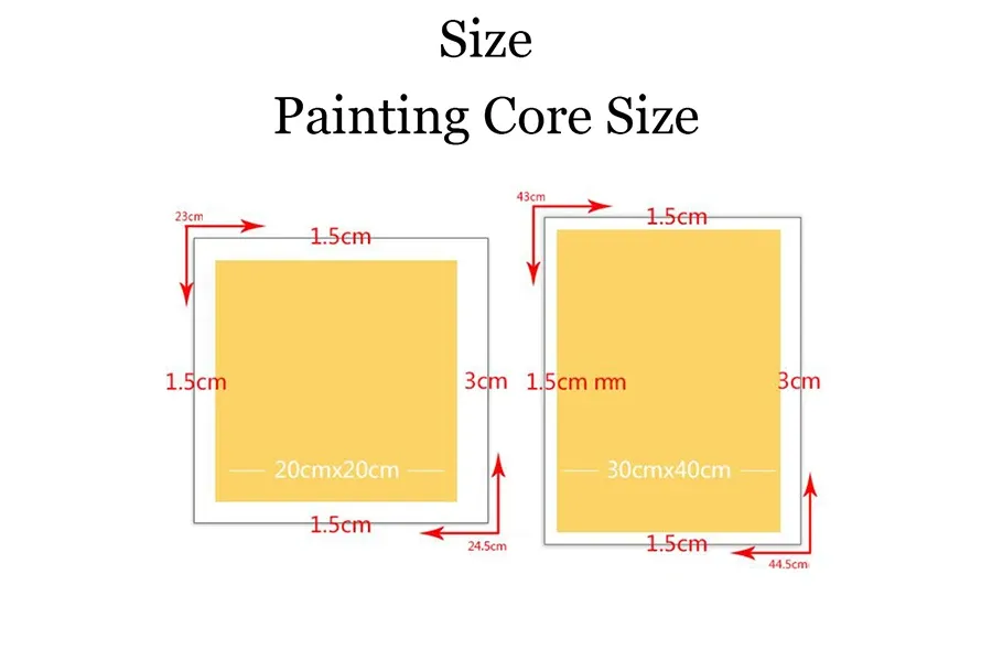 Peinture diamant Nativité ange 20 à 65 cm