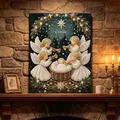 Peinture diamant Nativité avec cadre Noël – 4