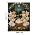 Peinture diamant Nativité avec cadre Noël – Couleur C (C)