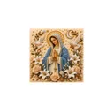 Peinture diamant Nativité bois 20 cm – Couleur Maria