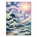 Peinture diamant nuit ciel étoilé 20 à 40 cm carré ou rond – Couleur Gris clair (XP-5565)