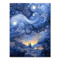 Peinture diamant nuit ciel étoilé 20 à 40 cm carré ou rond – Couleur vert (XP-5566)