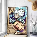Peinture diamant One Piece Wanted 20x30 à 50x70 cm – Couleur Bleu marine (A9)