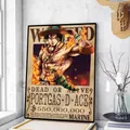 Peinture diamant One Piece Wanted 20x30 à 50x70 cm – Couleur vert (A7)