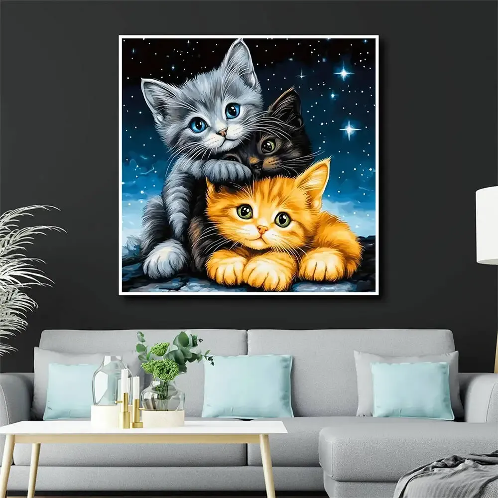 Peinture diamant ours 20 à 50 cm ronde ou carrée