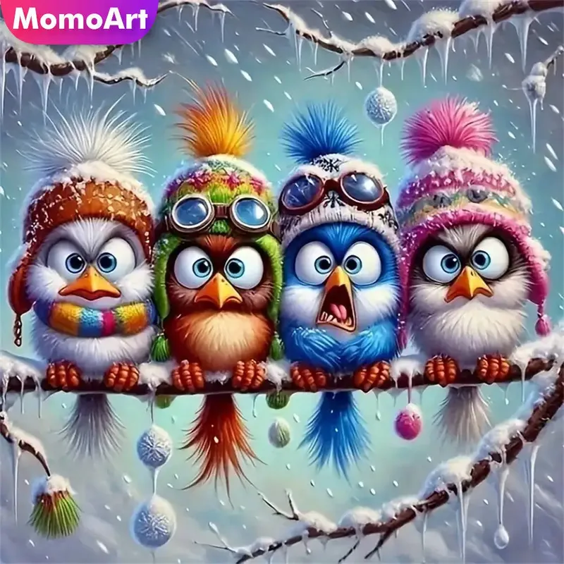 Peinture diamant ours animal 20x20 à 50x50 cm