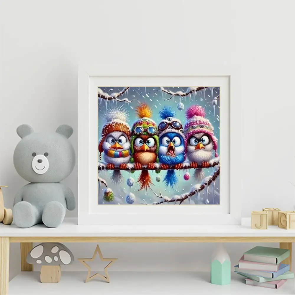 Peinture diamant ours animal 20x20 à 50x50 cm